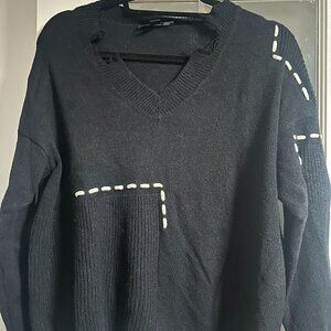 Cozy, comfy sweater - Black, size L